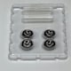 image 3 of BNDS Custom Wheel Parts Wheel and Tyre Set Black Chrome 1:64 MOT Hobby BC26402SBC