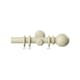 image 1 of 28mm Woodland Cream Curtain Pole Set 100cm