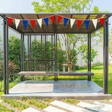 Red White and Blue 7m Party Bunting