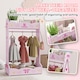 image 5 of AIYAPLAY Kids Clothes Rail w/ Storage Shelves for Bedroom, Nursery, Pink