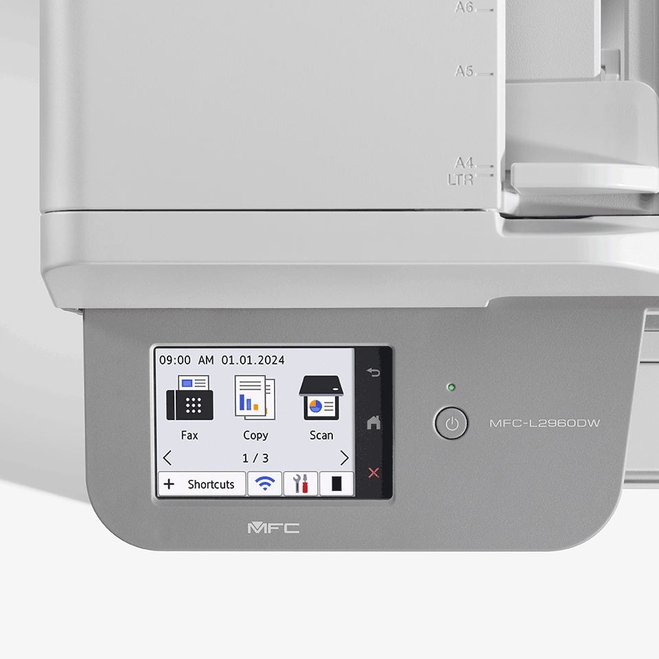 image 1 of Brother MFC-L2960DW Multifunction Printers - 3.5 Inches - 256MB - White