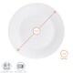 image 3 of Argon Tableware Classic White Dessert Plates - 19cm - Pack of 24 | White | White