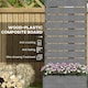 image 9 of Outsunny Raised Garden Bed with Trellis and Drainage Hole, Planter Box Grey
