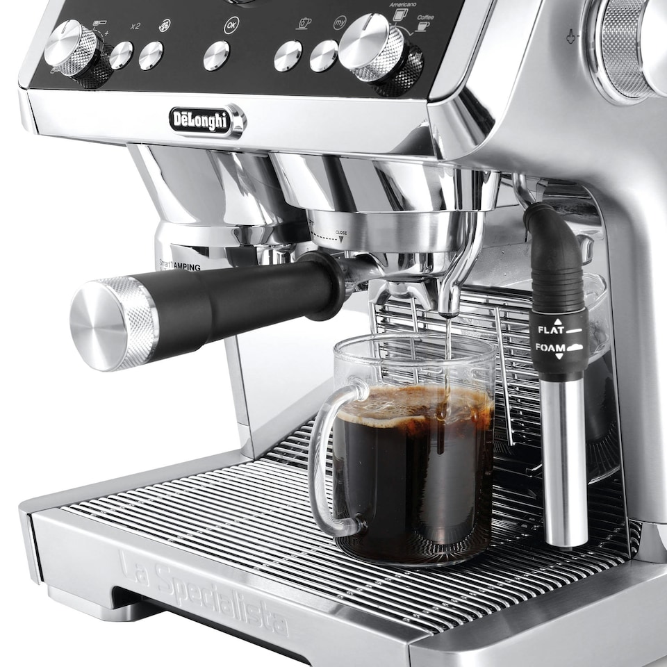 image 1 of Delonghi La Specialista Prestigio Bean to Cup Manual Coffee Machine, Silver