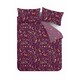 image 6 of Enchanted Twilight Animals Reversible Duvet Cover Set | Purple | Plum | Double