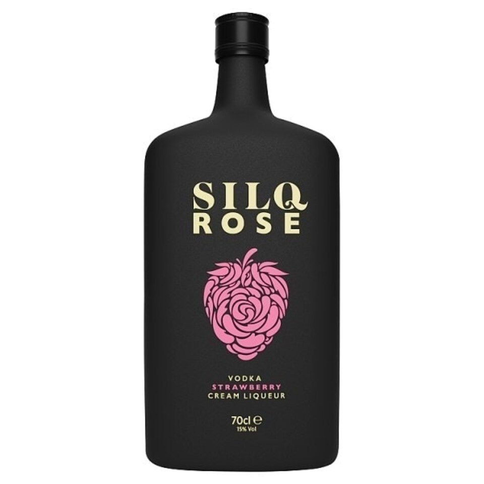 image 1 of Silq Rose Strawberry Vodka Cream Liqueur