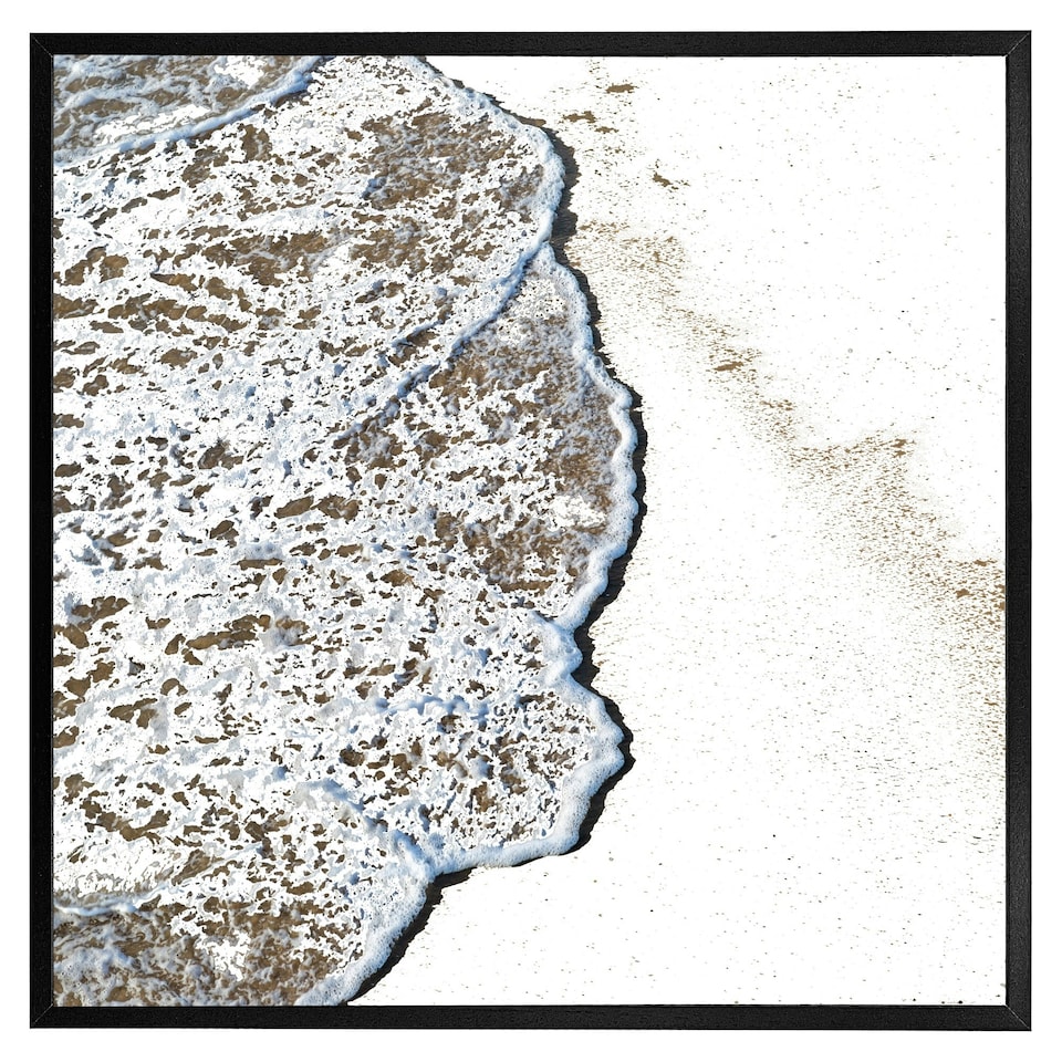image 1 of Beach tide (Picture Frame) White | XL
