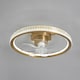 image 5 of BHS Lyona LED Dimmable Fan Ceiling Light, Warm Brass
