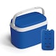 image 1 of 6L Cooler Box for Camping & Beach With Ice Packs | Blue | 1