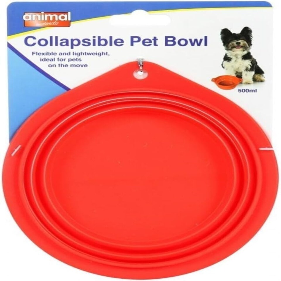 Animal Store Instincts Travel Collapsible Bowl 0.5L