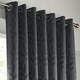 image 2 of Voli Ring Top Lined Curtains - 229cm x 183cm - Charcoal