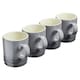 image 1 of Cooks Professional 4 Piece Mug Set |  Durable Dishwasher Safe Stoneware | 350ml | Grey | Grey | 4
