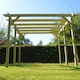 image 3 of Garden Pergola 6 Post - L420 x W420 x H270 cm - Light Green