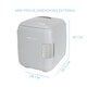 image 3 of MONCOOK Mini Fridge For Bedrooms - Small, Portable & Quiet Mini Fridges For Skincare, Medicine, Food & Drinks - Cooling & Warming Function - 14L - Grey Mono