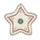 image 1 of Serving Plate: 1 x 32cm Emma Bridgewater Christmas Joy Medium Star Plate, Ceramic White