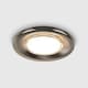 image 2 of ValueLights Pack of 10 - Fire Rated Brushed Chrome GU10 Recessed Ceiling Downlight/Spotlights With 5w LED Bulbs In Warm White | Chrome