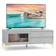 image 1 of COSTWAY TV Stand for 55 Inches 120cm Entertainment Center Grey