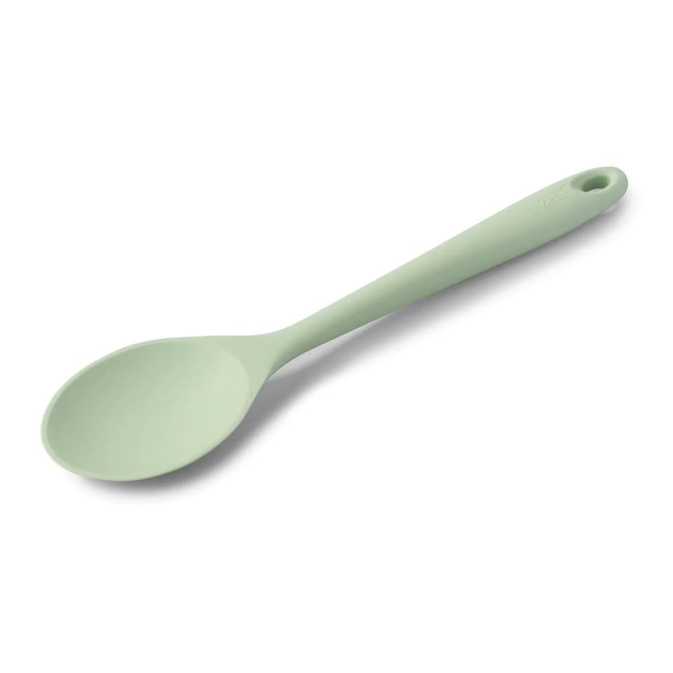 image 1 of Zeal Silicone Cooking Spoon, 28cm, Sage Green