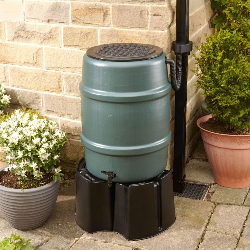 image 1 of Harcostar 114 Litre Water Butt Kit | Green | Green | 114 Litre | 1