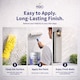 image 8 of HQC Smooth Masonry Paint -  Weatherproof & Long-lasting Protection For All Exterior Walls - Mint Green - 1L