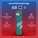 image 6 of Leak Proof Slim Water Bottle, Stainless Steel, NFL, 600ml (20oz) | Green | NFL Eagles | One Size
