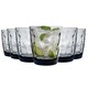 image 1 of Bormioli Rocco Diamond Water Glasses - 390ml - Blue - Pack of 6