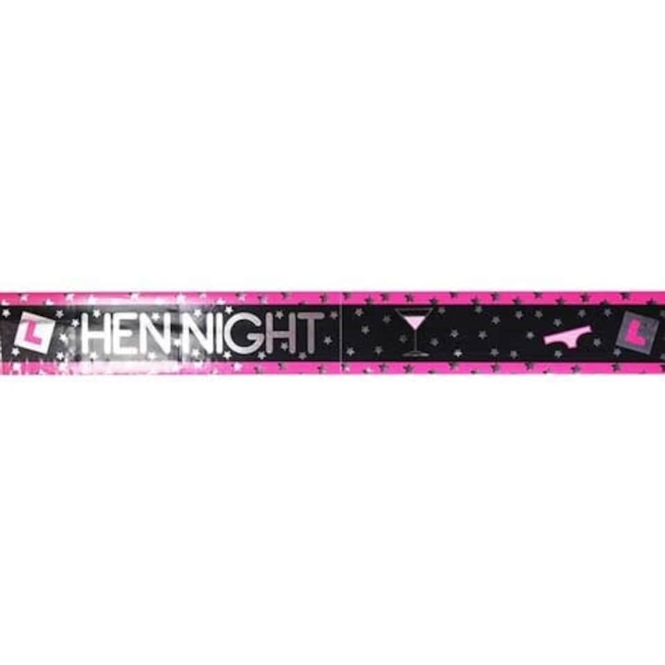 Hen Night Foil Banner - 9 Ft / 274cm