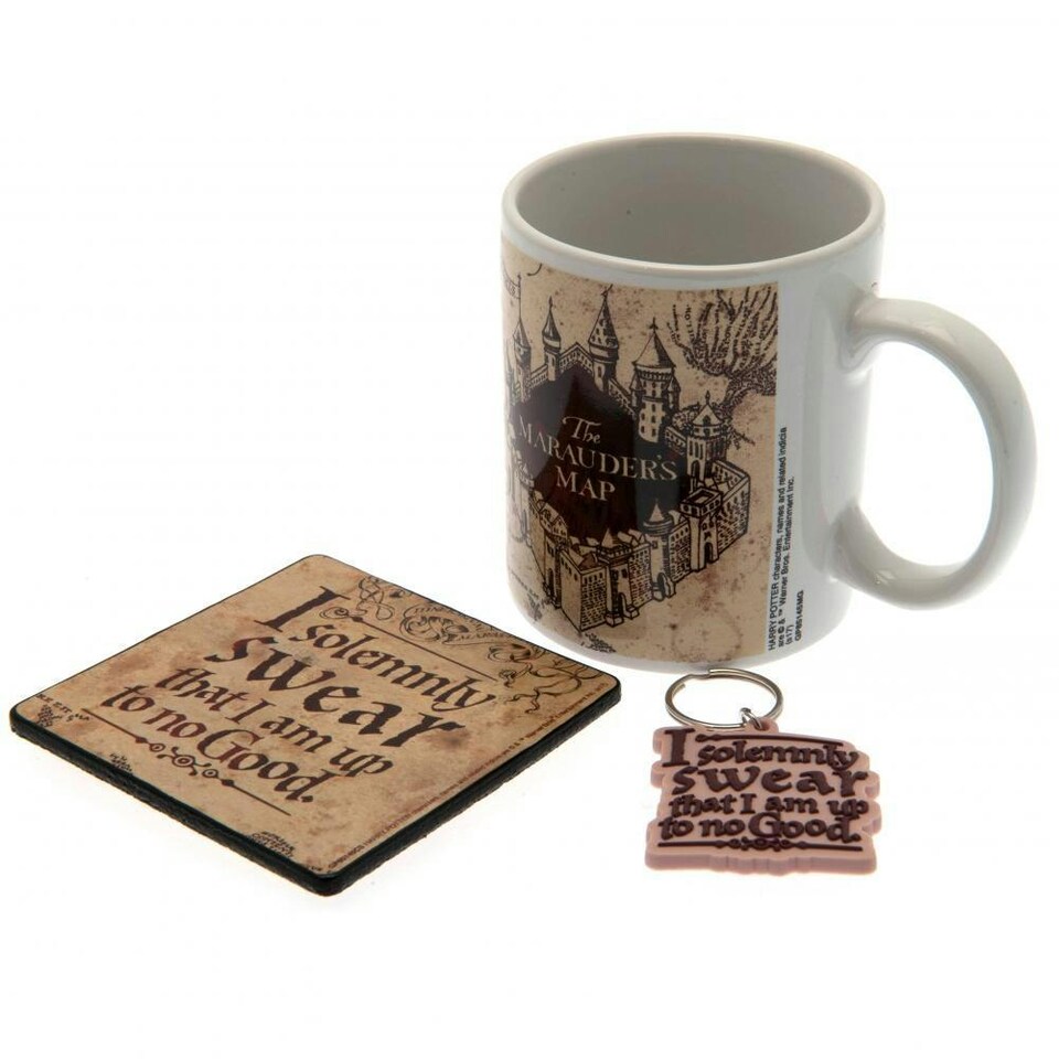 image 1 of Harry Potter Mug And Coaster Set - Multi Coloured - One Size
