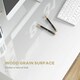 image 5 of HOMCOM Computer Desk Writing Table Study Workstation High Gloss White
