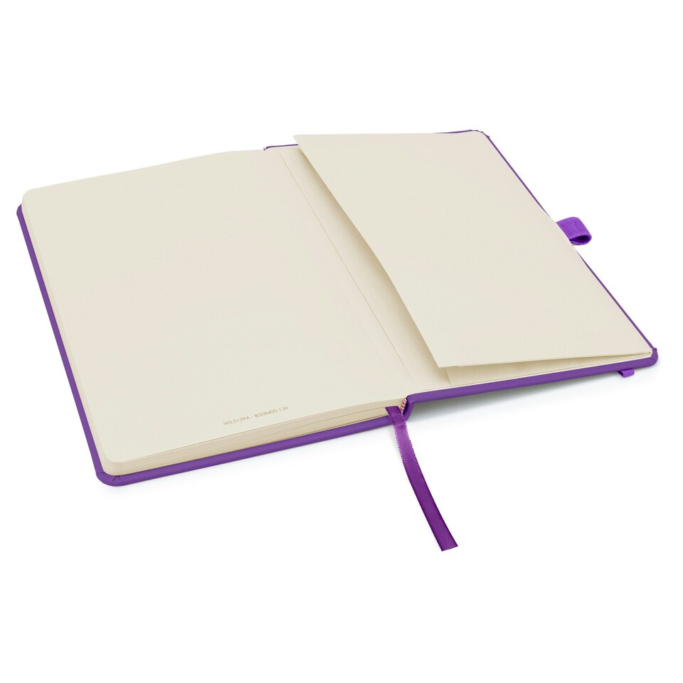 image 1 of Notes London A5 Wilson Lined Page Notebook Purple