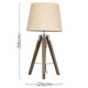 image 3 of ValueLights Clipper Pair of Brown Table Lamp