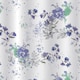 image 1 of Showerdrape Bouquet White Floral Shower Curtain