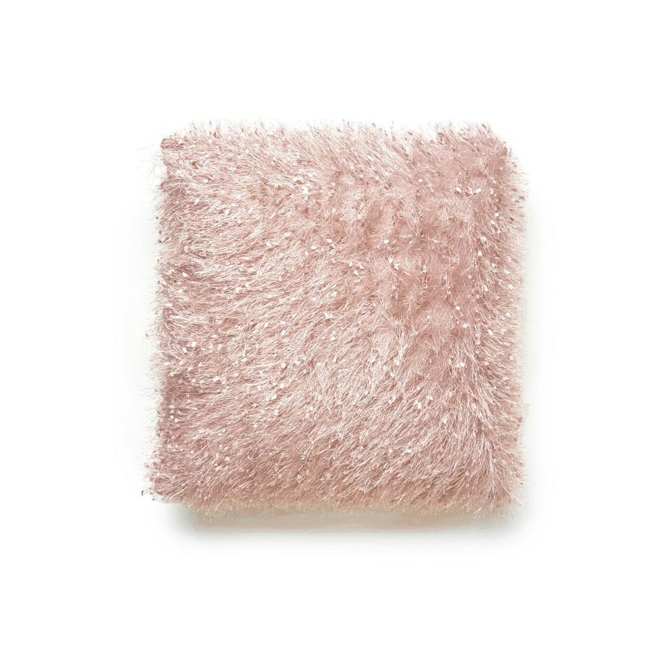image 1 of BHS Pollyanna Knitted Cushion, Pink