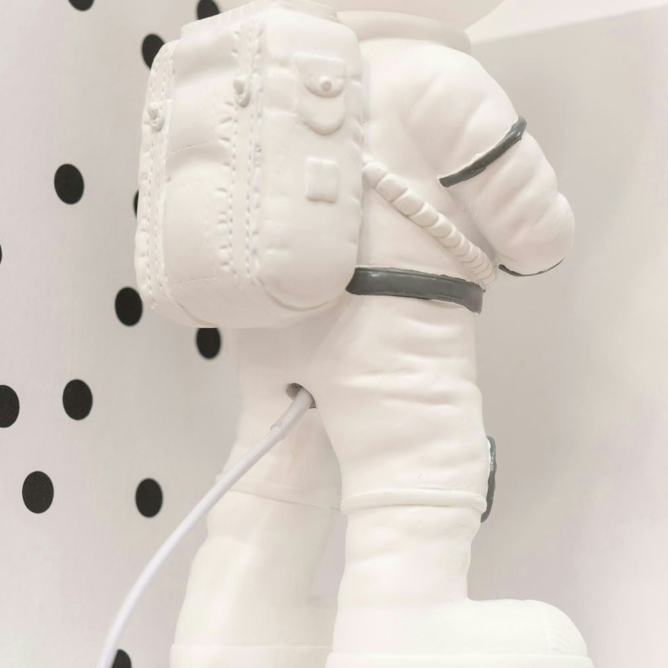 image 1 of ValueLights Tom Childrens Painted White Table Lamp