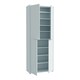 image 4 of Alice Springs Tall Shoe Cabinet with 4 Doors Push-to-Open in Light Grey