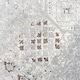 image 4 of KUKOON Silver Multicolour Distressed Bordered Medallion Area Rug 60cm x 110cm