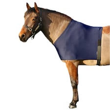 Hy Flex Standard-Neck Lycra Horse Vest - Navy - Pony
