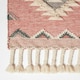 image 3 of Homescapes Pali Pink Kilim Runner Wool Rug - 66 x 200 cm | Pink | 66 x 200 cm