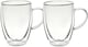 image 1 of Straame Set of 2, Borosilicate Double Walled Glass, Heat-Resistant (350ml) | Clear | 2