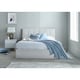 image 2 of Fabric Double Bedframe  in Grey