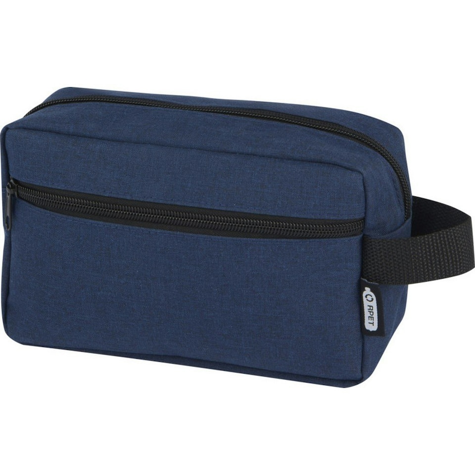 image 1 of Ross Recycled Polyester 1.5L Toiletry Bag - Heather Navy - One Size
