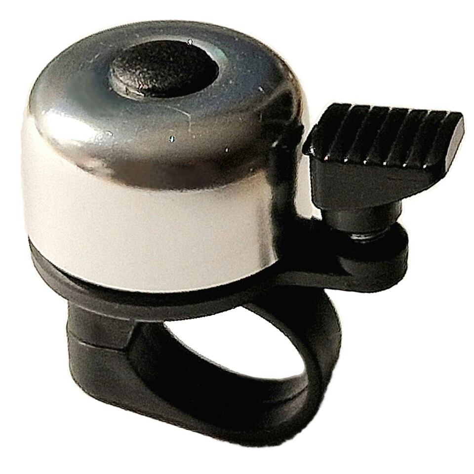 image 1 of Sport Direct Silver Alloy Mini Ping Bike Bell