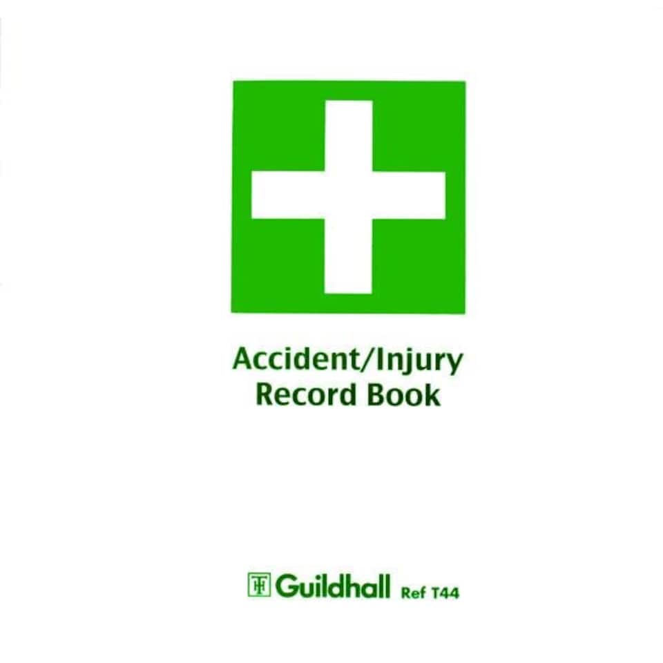 image 1 of Pack of 5 Guildhall Accident and Injury Book Compliant with DPA
