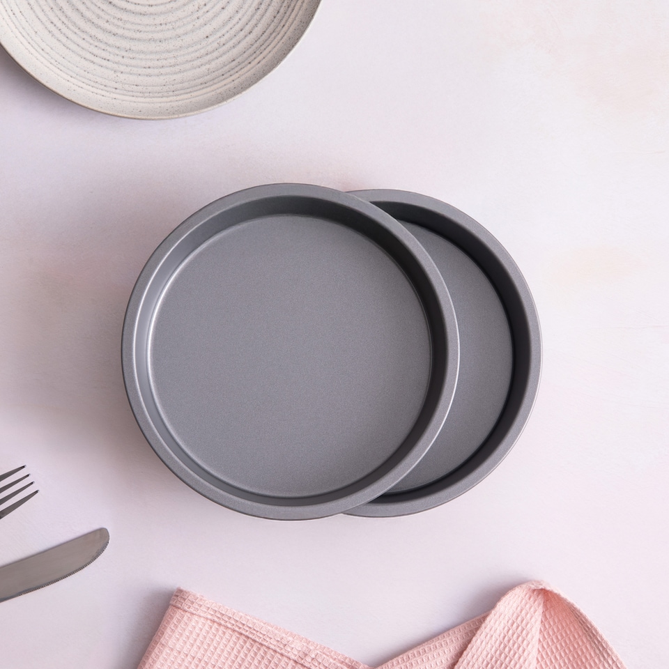 image 1 of BetterWare Essentials 2 x 18cm Non-Stick Sandwich Tins