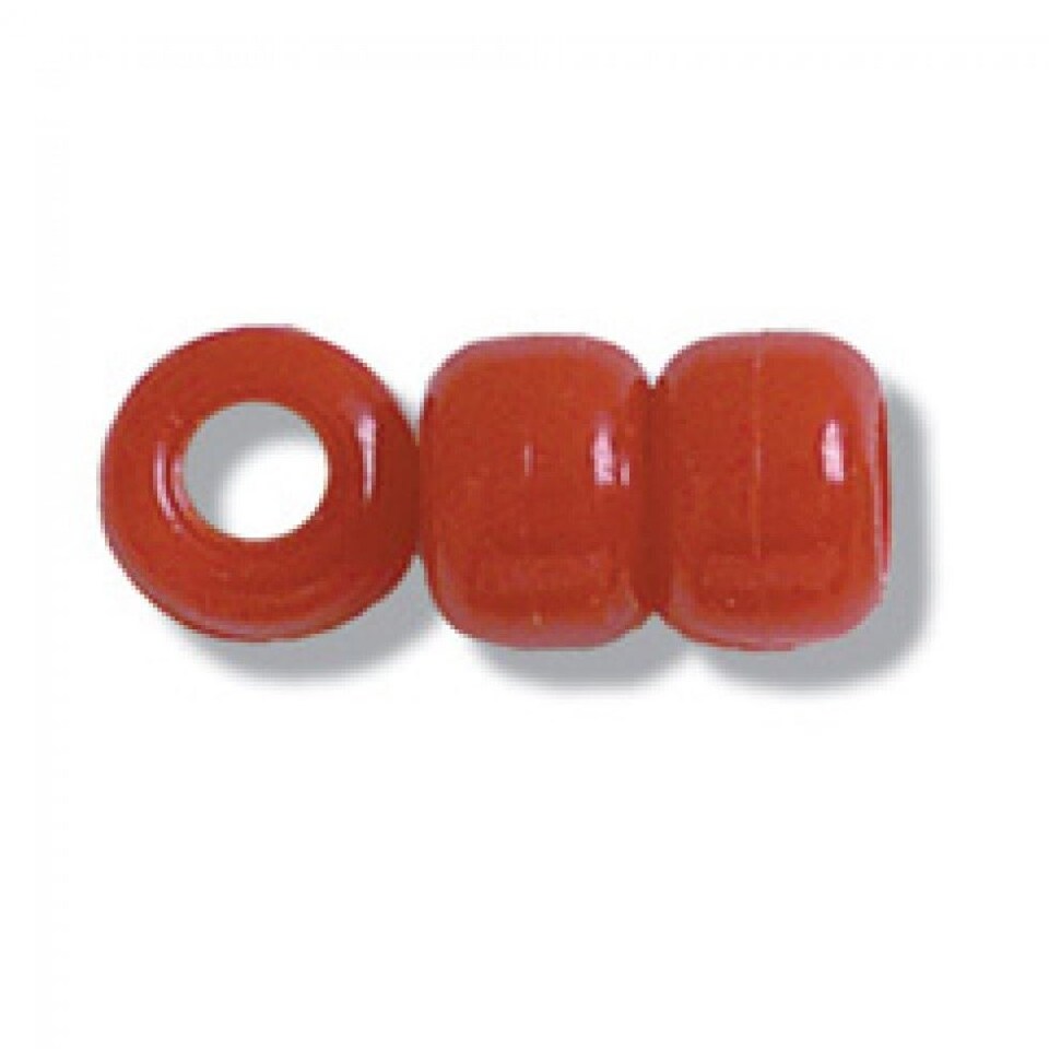 Trimits Red Crow Beads for Embroidery & Jewellery Making - per pack of 100