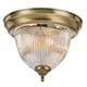 image 2 of Traditional Antique Brass IP44 Bathroom Ceiling Light Fitting | Gold