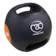 image 1 of Fitness Mad Medicine Ball - Black/Orange - 8kg