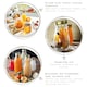 image 2 of Bormioli Rocco Quattro Stagioni Glass Bottles with Screw Top Lid - 1L - Pack of 3 Clear | One Size