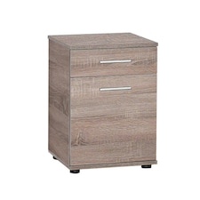 Adore Modern Bedside Cabinet - Latte Oak