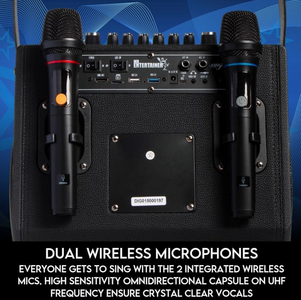 image 1 of Mr Entertainer Maestro Touchscreen Karaoke Machine